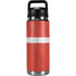 Denmark Flag Distressed YETI Rambler 26oz Bottle Skin